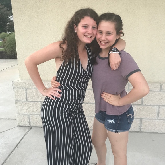 Black and white jumpsuit - Picture 2 of 2